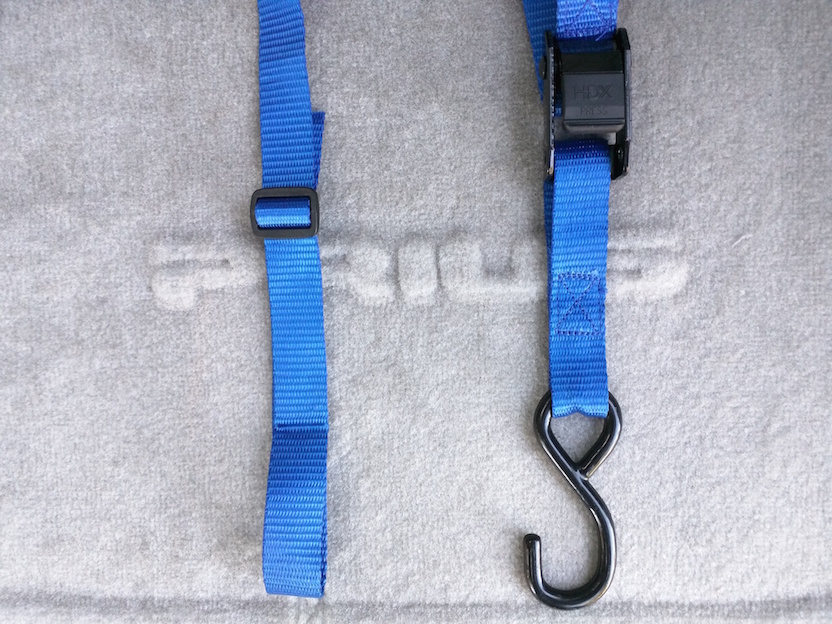 Belt with a hook.