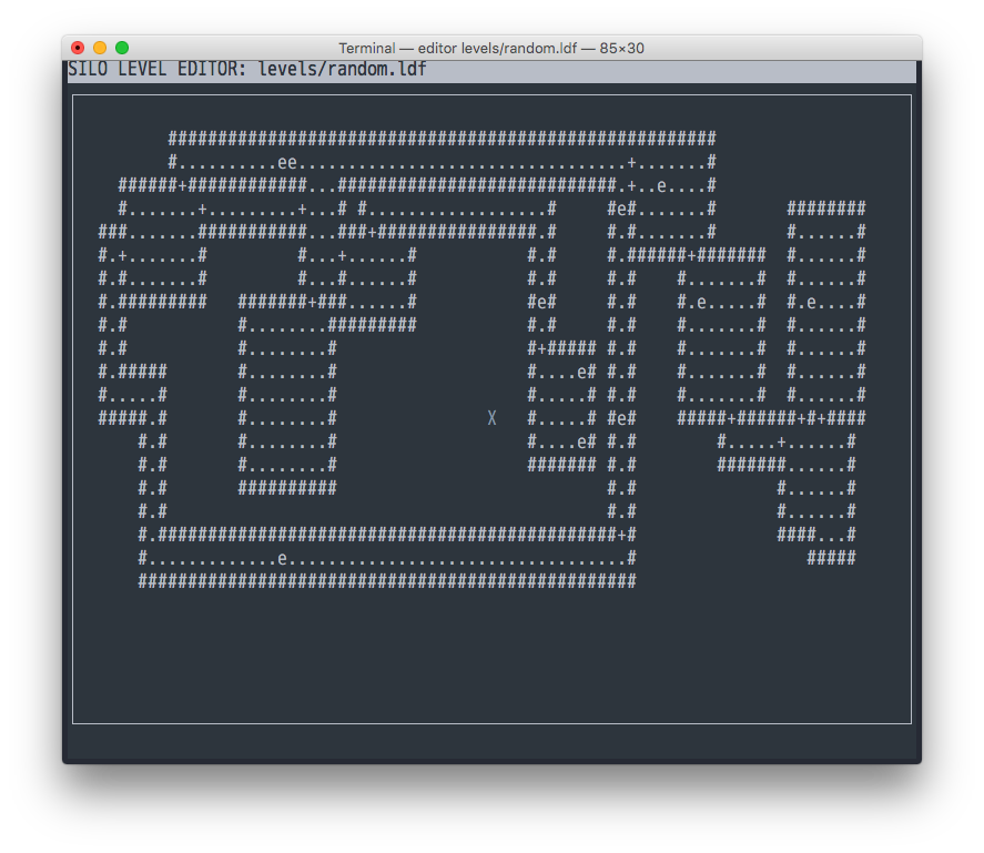 Dungeon with randomly placed mobs.